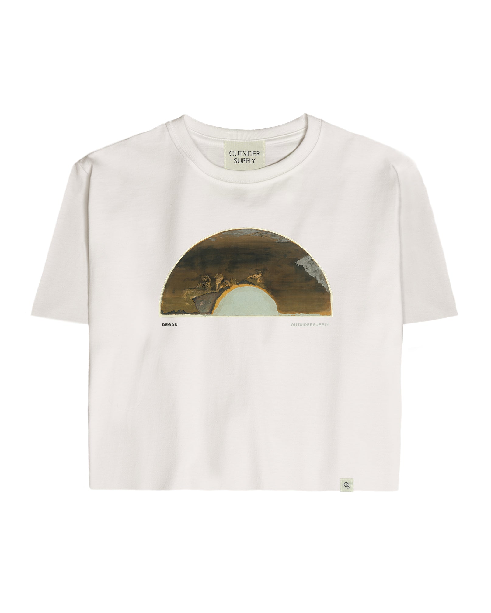 Degas's Fan Perfect Crop Tee
