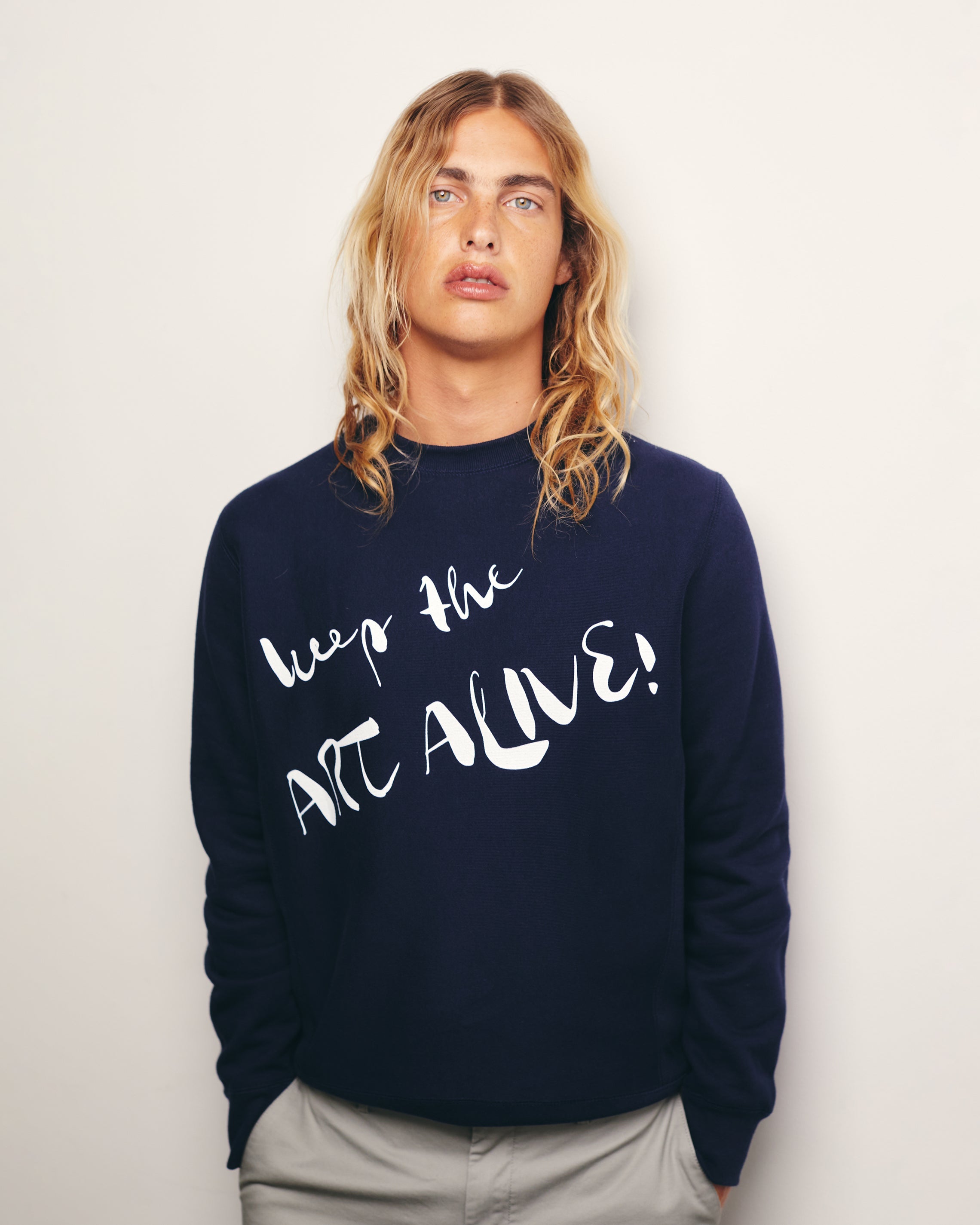 Keep The Art Alive New Wave Ultra Heavyweight Crewneck