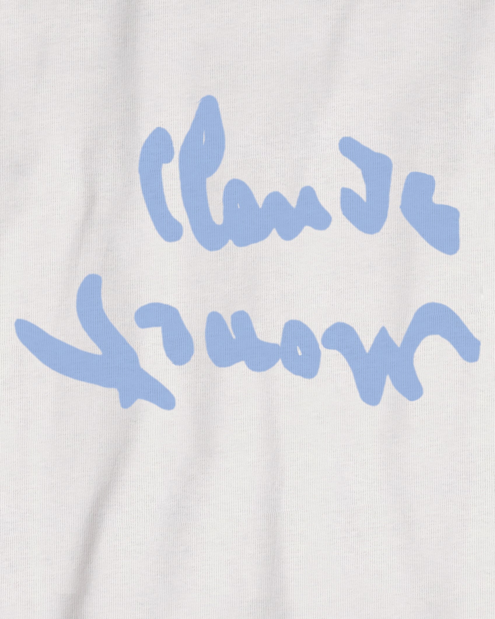 White Organic Short Sleeve 100% Cotton Tee with original drawing print of the artist Claude Monet.