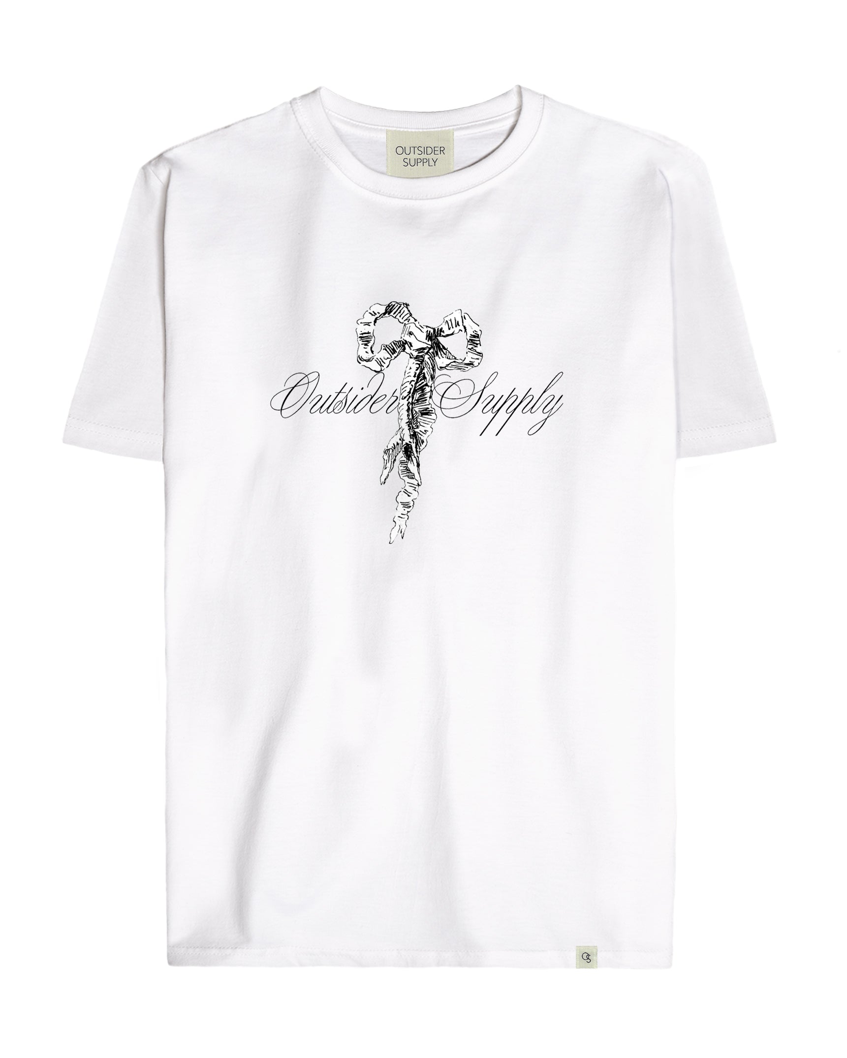Outsider Supply Rococo Bow Organic Classic Tee