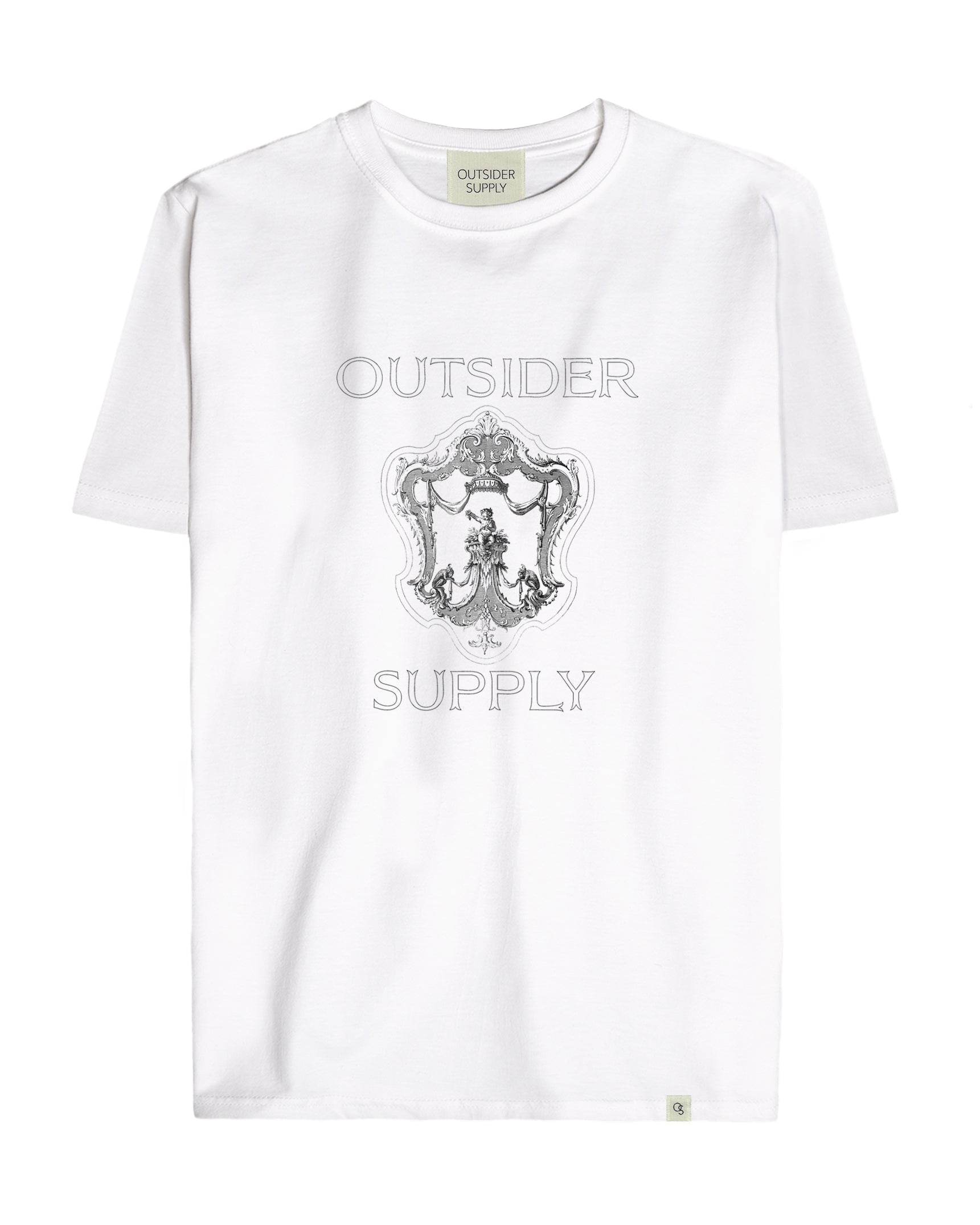 Outsider Supply Rococo Crest Organic Classic Tee